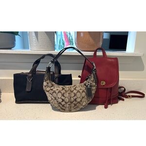 Vintage Coach Project Bag Bundle/Lot